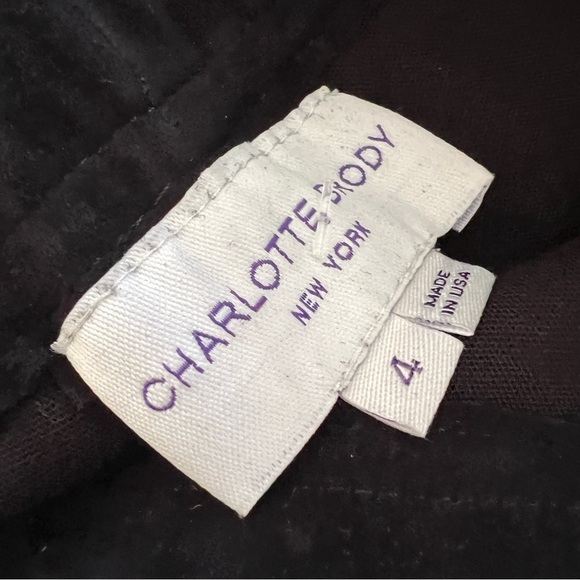 CHARLOTTE BRODY Suede Leather Leggings in Black - Picture 5 of 6